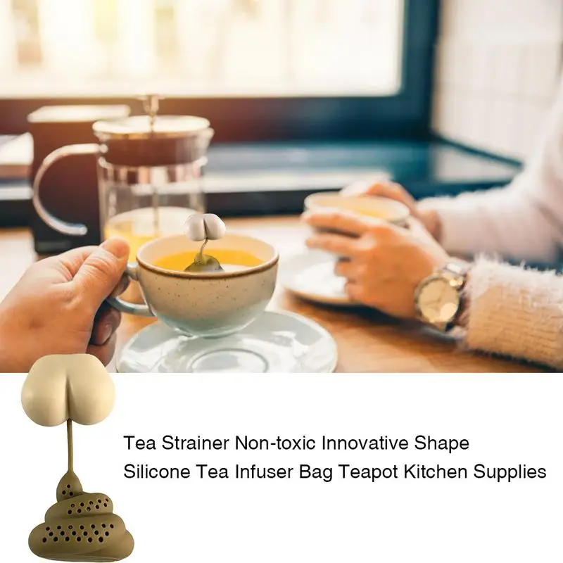 Tea Strainer Nontoxic Innovative Shape Silicone Tea Infuser Bag For Brewing Device Herbal Spice Filter Teapot Kitchen Supplies