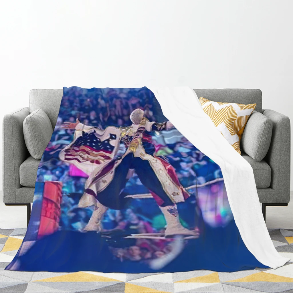 Cody R-Rhodes American Thin Blanket Fluffy Soft Bedroom Decor Sofa Blankets Comforter Home and Decoration Summer Blanket