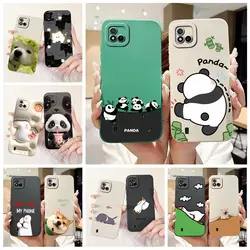 For Realme C11 2021 Case RMX3231 Cute Panda Cartoon Cover Soft Silicone Phone Case For Realme C11 2020 RealmeC11 2021 Back Cover