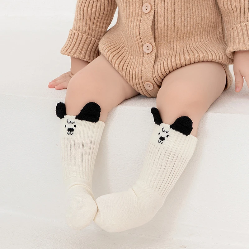 

Funny Rabbit Ear Kids Knee High Socks For Girls Boys Infants Baby Long Tube Socks Winter Children Stockings