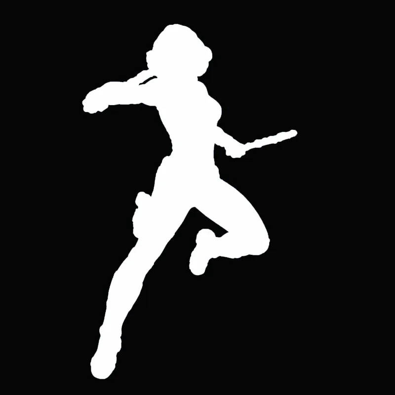 Creative Beautiful Warrior Car Stickers  Personality Fashion Auto Body Window Waterproof Vinyl Decals Decorate
