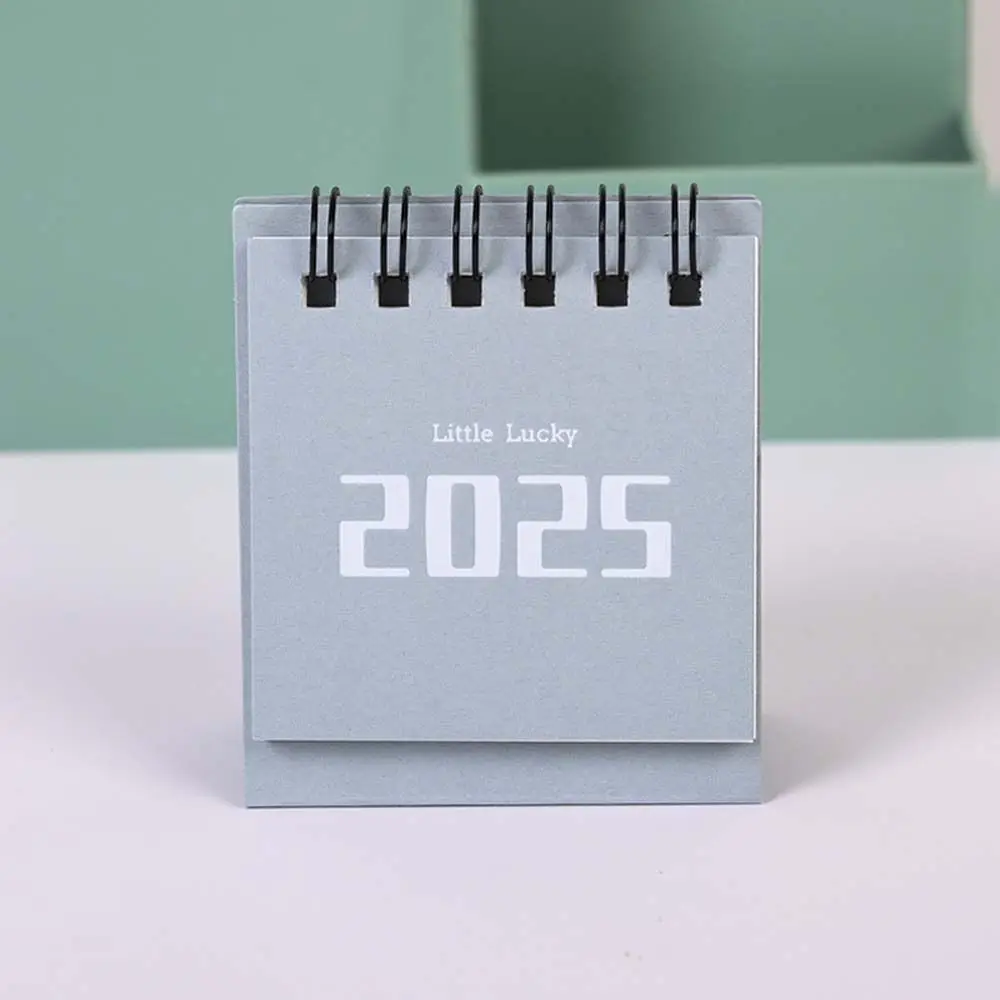 

Coil Standing Flip Desktop Calendar Agenda Organizer Daily Schedule 2024 2025 Calendar Paper Yearly Agenda Mini Desk Calendar