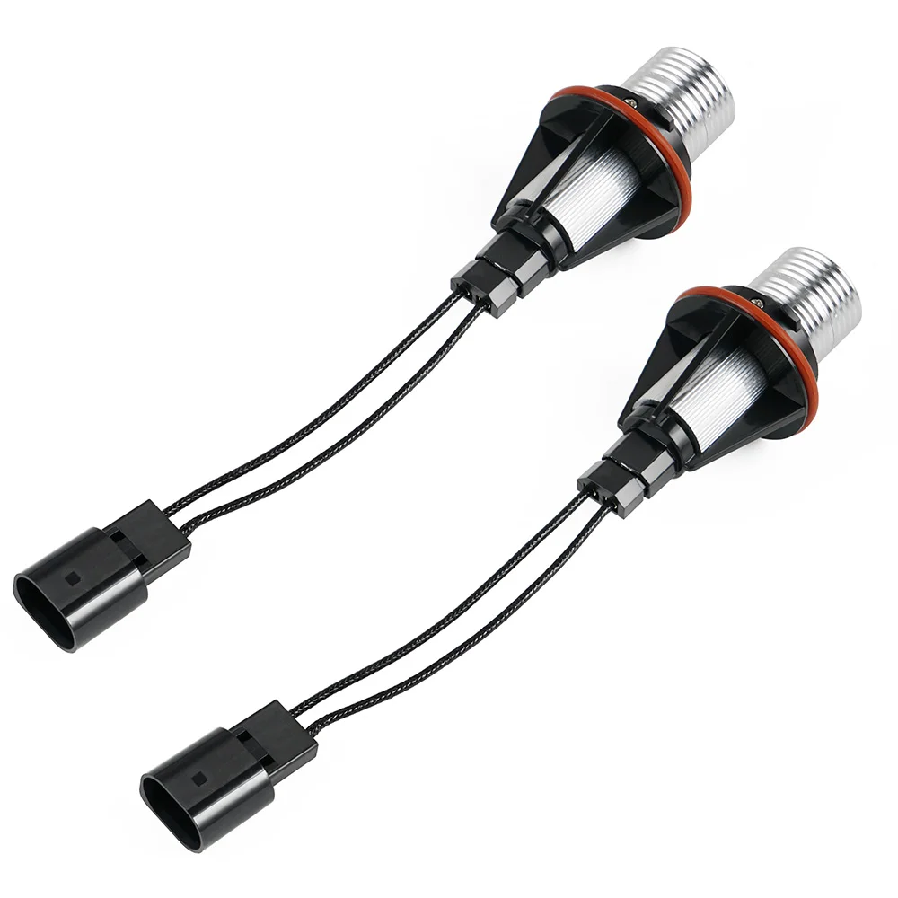 2pcs Error Free LED Angel Eyes Halo Ring Marker Side Light LED Bulbs for BMW E53 E60 E61 E87 E39 E83 630Ci 645Ci 650i M6 10W view 5