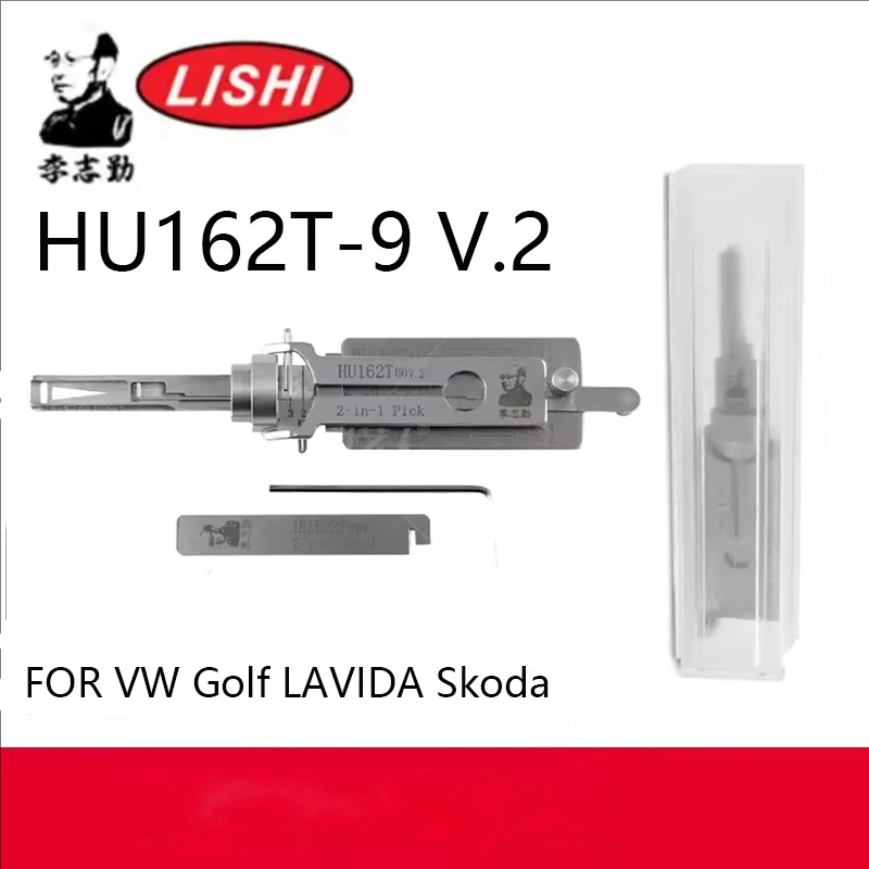 

LISHI pick tool locksmiths tool 2IN1 HU162T-9 FOR VW Golf LAVIDA FOR Skoda