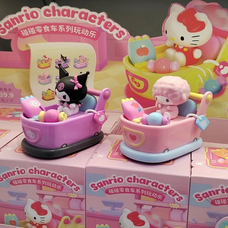 Genuino Sanri Famiglia Paraurti Auto Snack Serie Cieco Scatola Del Fumetto Carino Periferico Giocattolo Alla Moda Desktop Giocattoli Svegli E Figura Regali