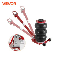 VEVOR Pneumatic Jack 3 Ton/5 Ton Triple Bag Air Jack Quick Lift Heavy Duty Car Repair Jacks Folding Rod Jacks with Two Wheels