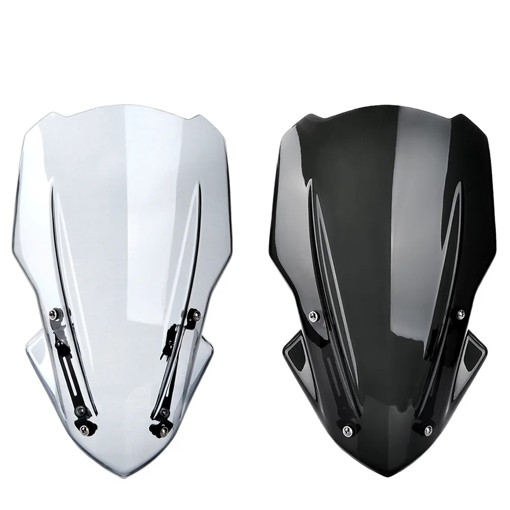 

Z900 Windscreen Motorcycle Wind Deflectors with Bracket Windshield For Kawasaki Z 900 2017 2018 2019