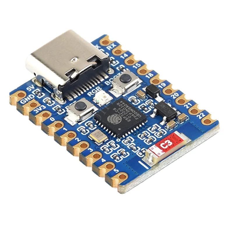 ESP32 WiFi 6 & Bluetooth 5 geliştirme kurulu ESP32-C6 Mini geliştirme kurulu dayalı ESP32-C6FH4 çift işlemciler 2.4GHz