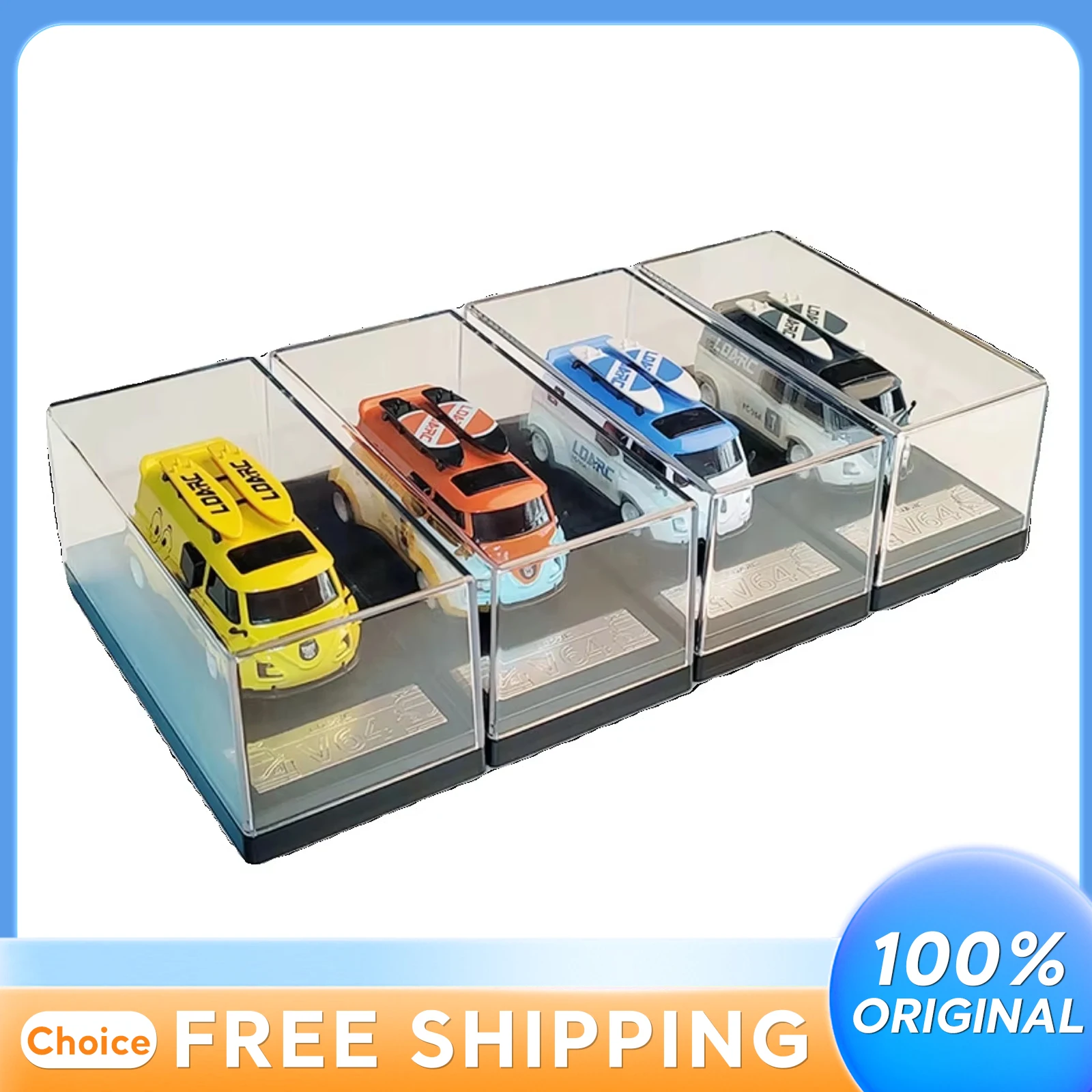 

LDARC V64 1:64 Scale RTR Remote Control Car Miniature Simulation RC Baking Car Racing Competition Toy Vehicle Gift