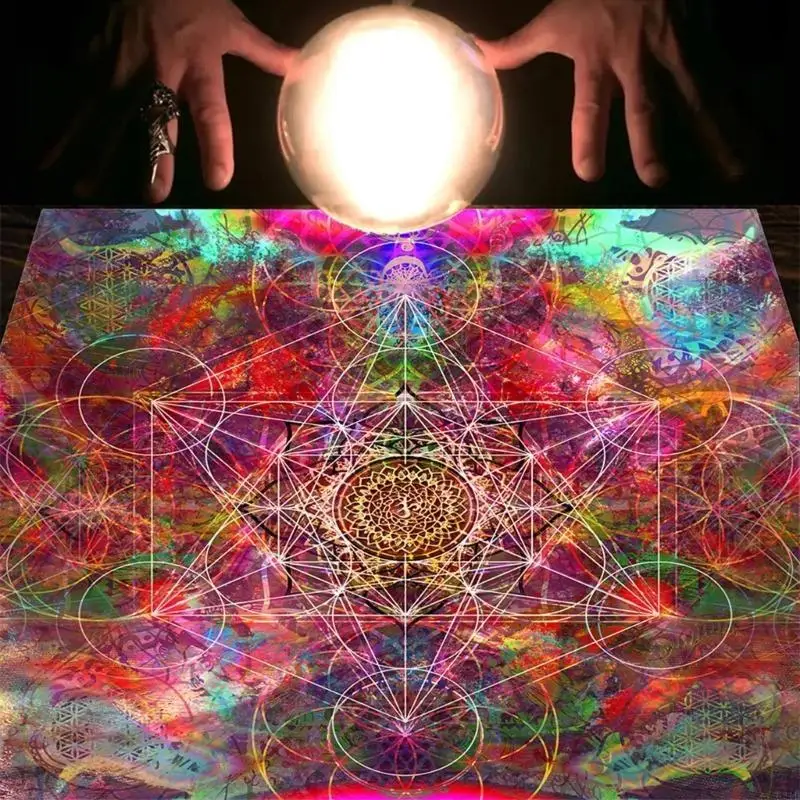 

Square Pendulum Divination Tablecloth Tarots Cards Pad Altar Table Clothes