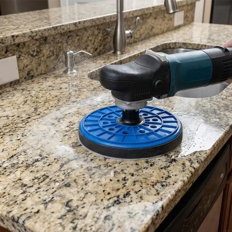 

215mm Wall Polishing Backing Plate 10 Hole Backup Pad With 14mm Thread Sanding Pad For Drywall Sander Hook M4YD