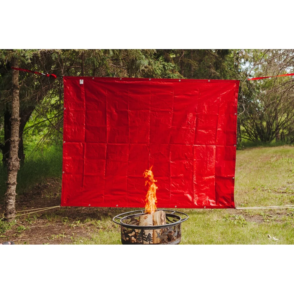 قماش القنب الغوريلا القوي 12 × 20 متين مقاوم للماء وشديد التحمل ومقاوم للأشعة فوق البنفسجية في الهواء الطلق مع حلقات وزوايا معززة