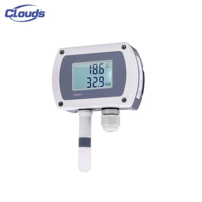 Clouds Temperature and humidity  transmitter 485 wall-mounted LCD display high-precision temperature and humidity sensor