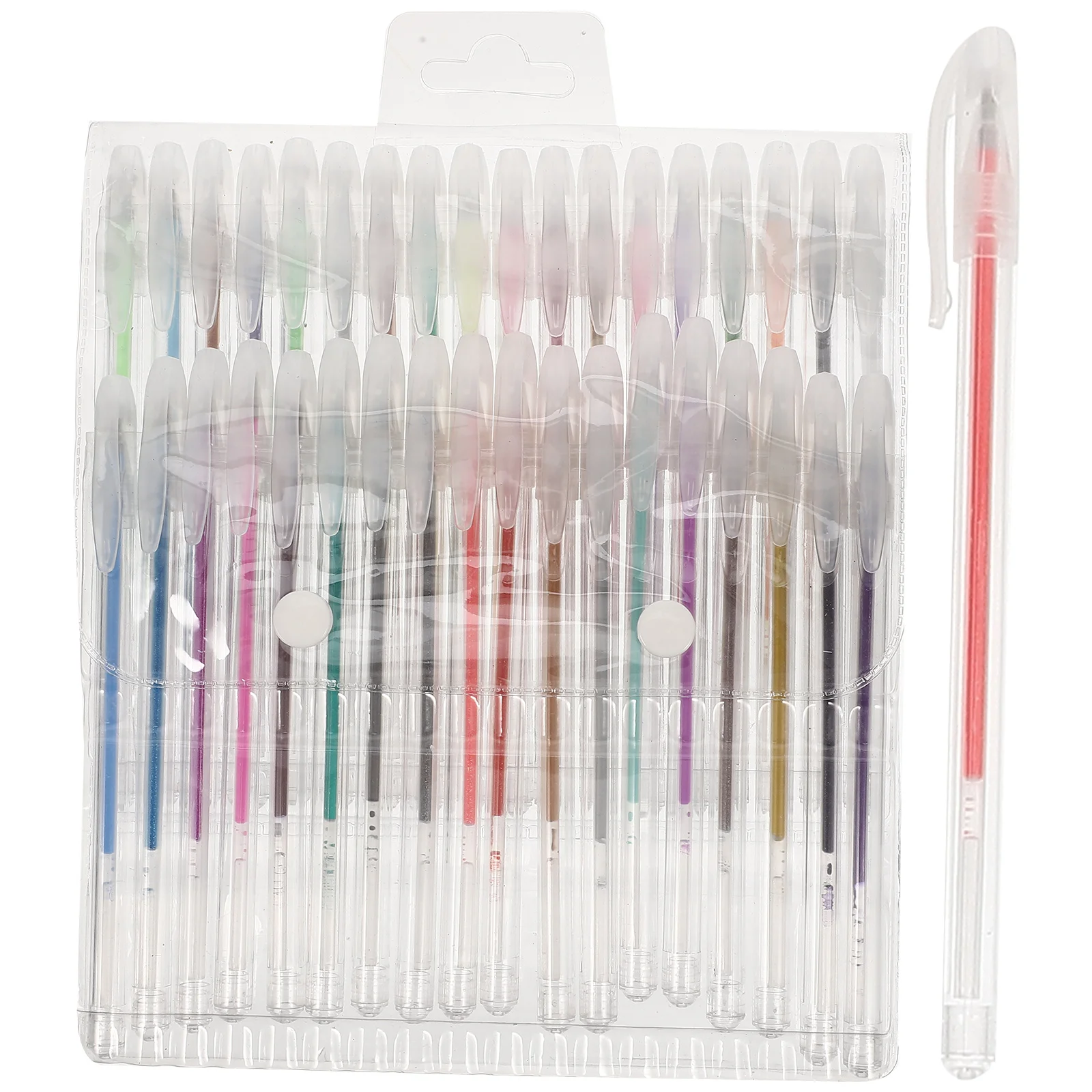 

36 Pcs Color Gel Pen Glitter Art Supplies Kids Marker Childrens Pens Colored Plastic Multicolor Drawing Markers for Artists