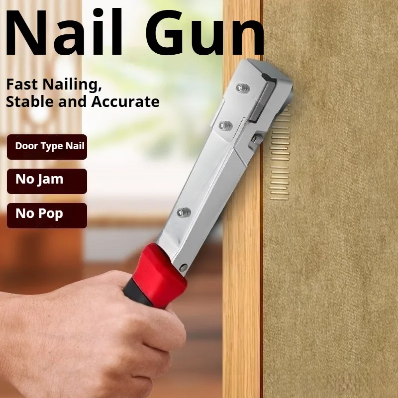 

Professional Duty Manual Staple Gun Portable Multifunctional Upholstery Nailer Woodworking Home DIY Frame Furniture Installation