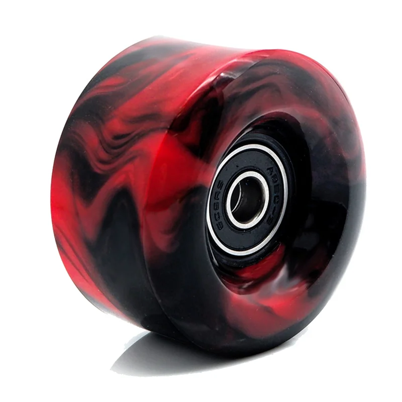 A18E-8 Pack LED Wheel Roller Skate Wheels With Bearings 32Mm X 58Mm Roller Skating Accessories