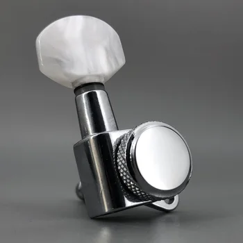 Schloom6-ギター用クロームロック付きエレキギター,洗濯機の頭のtlチューニングツール