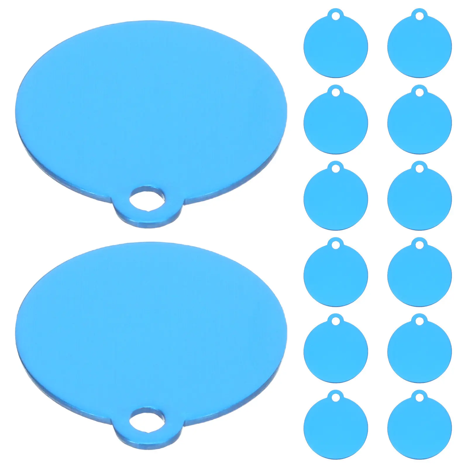 

20Pcs Aluminum Round Blanks 25Mm Lightweight Pet Id Tags for Engraving Dog Phone Number Tags Double-Sided Metal