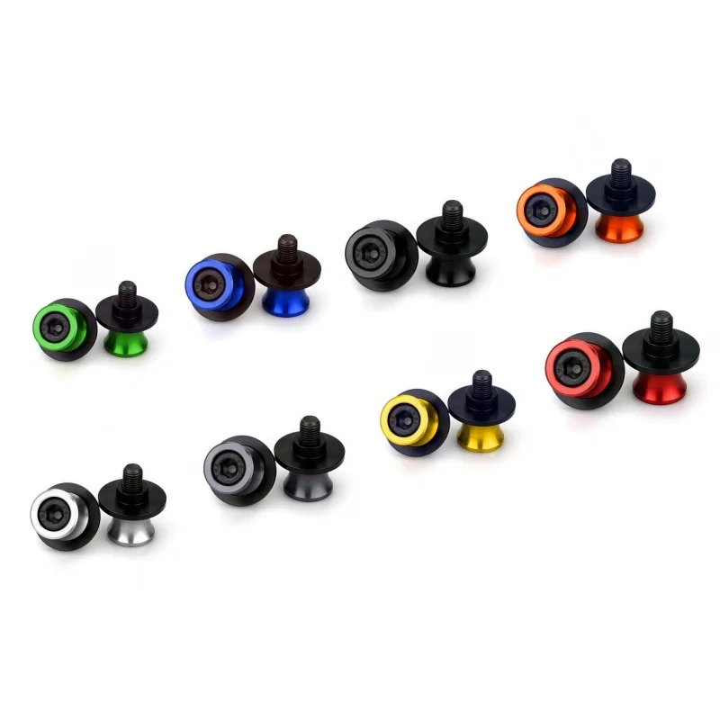 2pcs for KTM Duke 125 200 390 990 Orange M10 Swingarm Sliders Spools Paddock Stand Bobbins Swing Arm Motorcycle Accessories