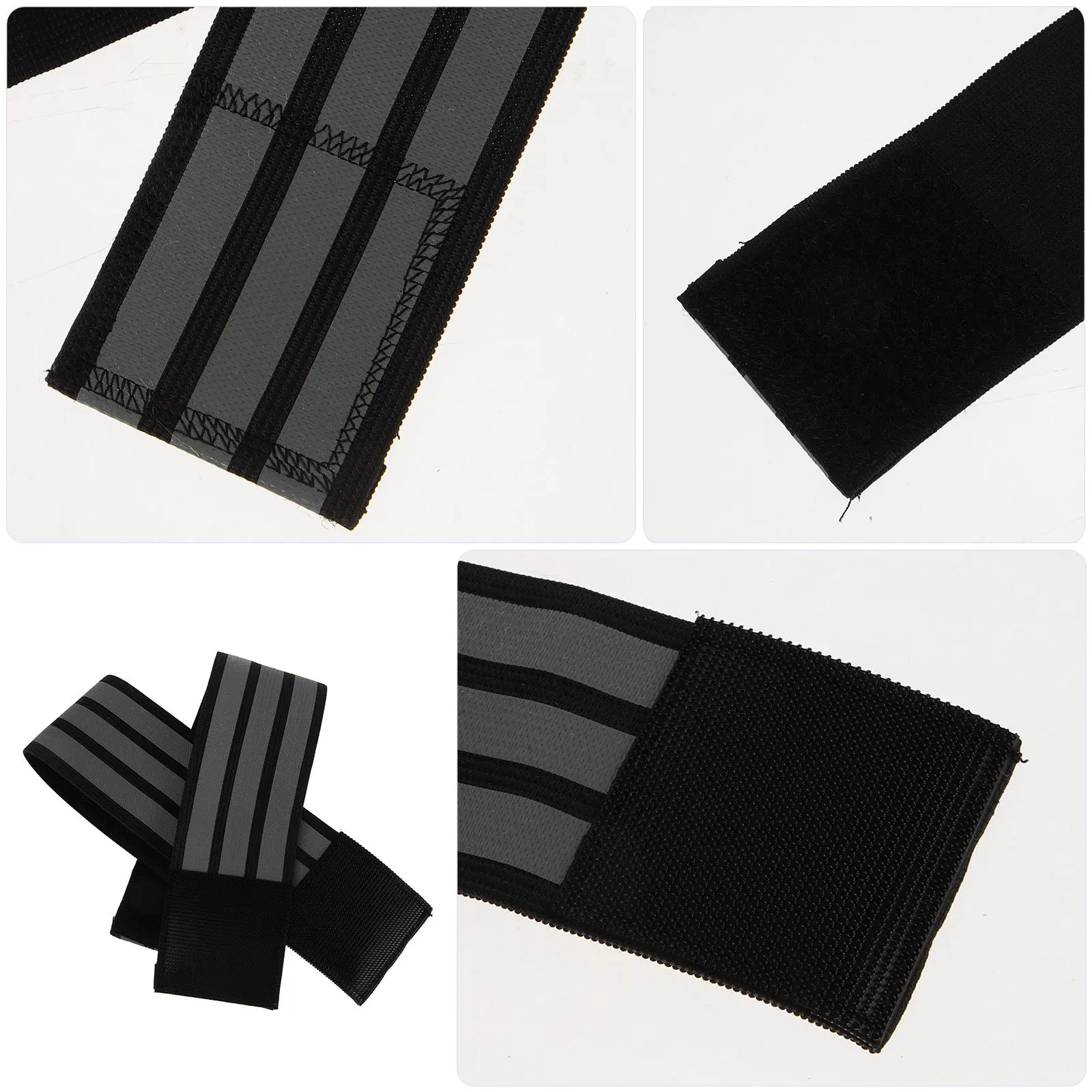 1 زوج عاكس دراجة الساق الأشرطة مرونة الكاحل العصابات لركوب الدراجات في الهواء الطلق تسلق التخييم سلامة ركوب بانت الفرقة