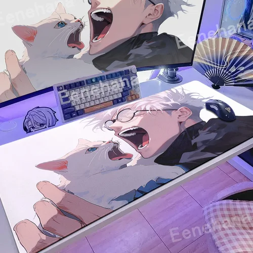 Alfombrilla de ratón grande de 40x90CM de Anime Jujutsu Kaisen XXL Ryomen Sukuna, alfombrilla de ratón bonita para juegos de ordenador, accesorios para ordenador portátil, alfombrilla de escritorio