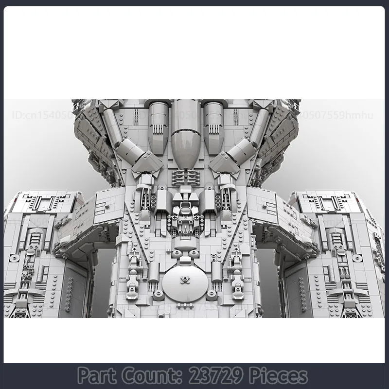 

Space USS Titan NCC-1777 MOC Building Blocks Technology Bricks Science Shuttle Model Creative Toys Display Collection Gifts