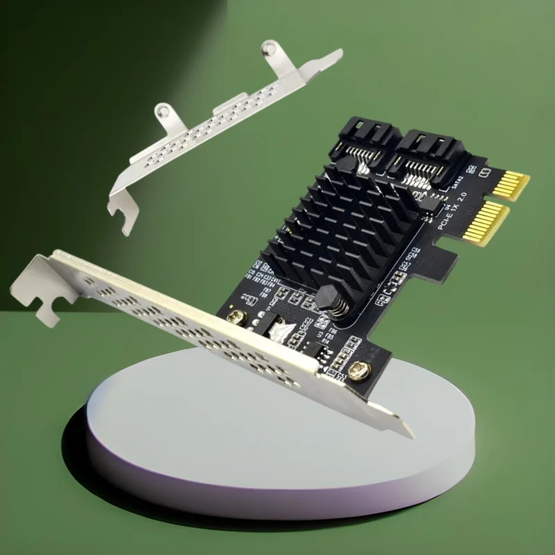 

НОВЫЙ Pcie to Sata Pcie Sata PCIE/PCI-E/PCI Exress X1 2-портовый SATA3.0 6 Гбит/с с радиатором Карта расширения Pcie Sata для SATA3 HDD SSD