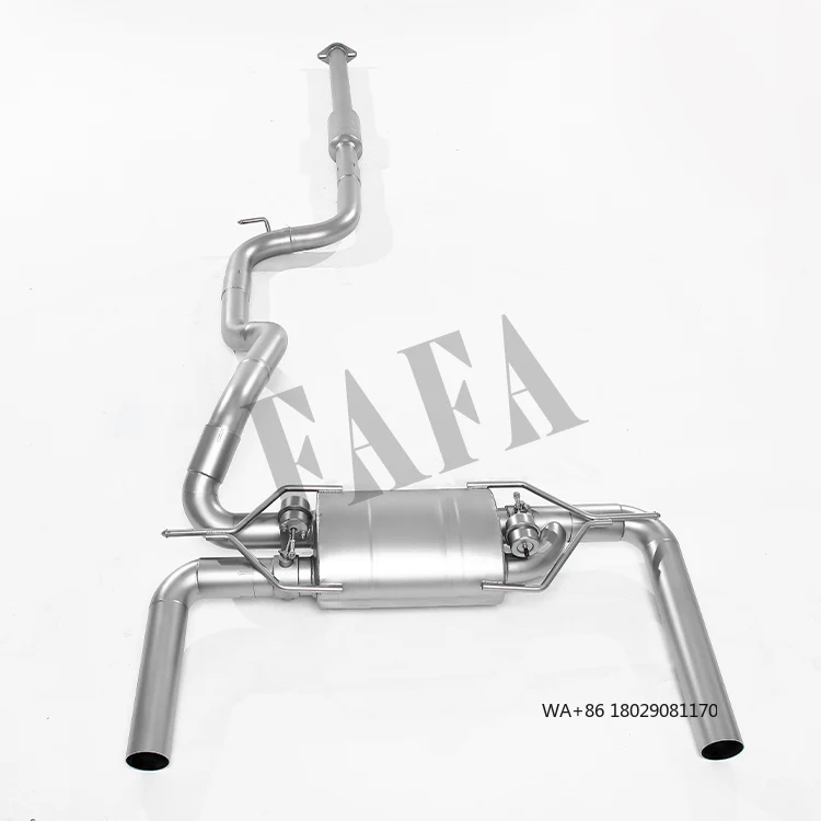 

For Car Exhaust System Mid-tail Section to Improve Performance Cat Back Exhaust Pipe Valve Muffler Exhaust