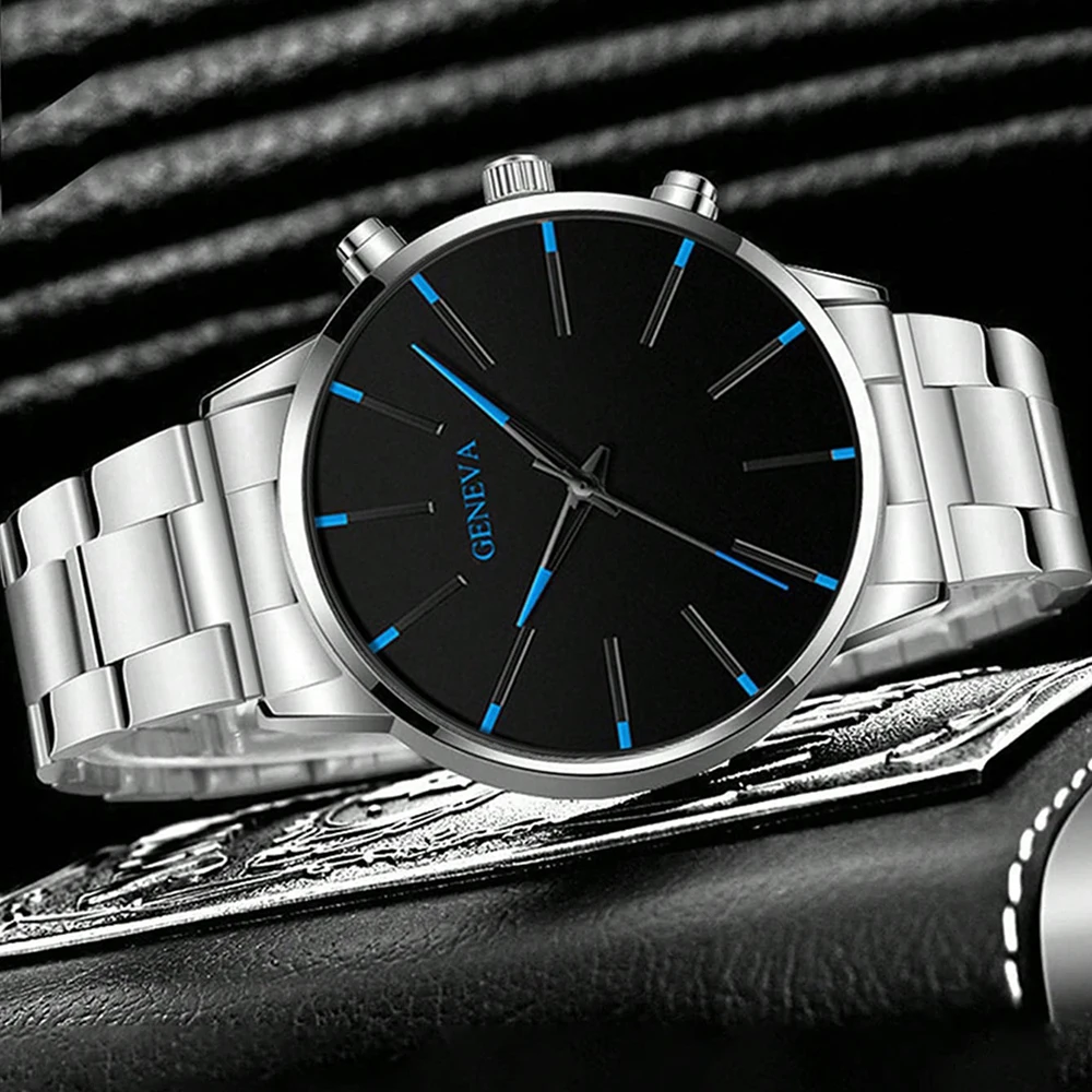 Reloj para hombre moderno e informal, reloj de pulsera de cuarzo simple de estilo empresarial, regalos de Navidad, Acción de Gracias, San Valentín