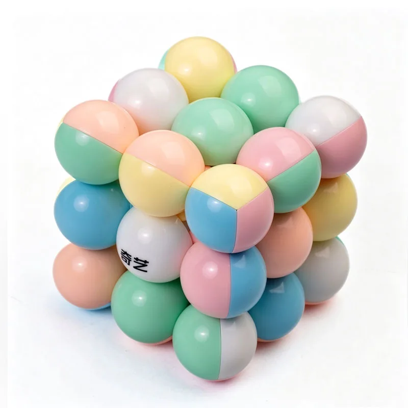 Qiyi 3x3 Magic Bubble Cube Puzzle Brain Teaser Logical Thinking Speed Training Educational Toys Gifts For Teenagers Adults