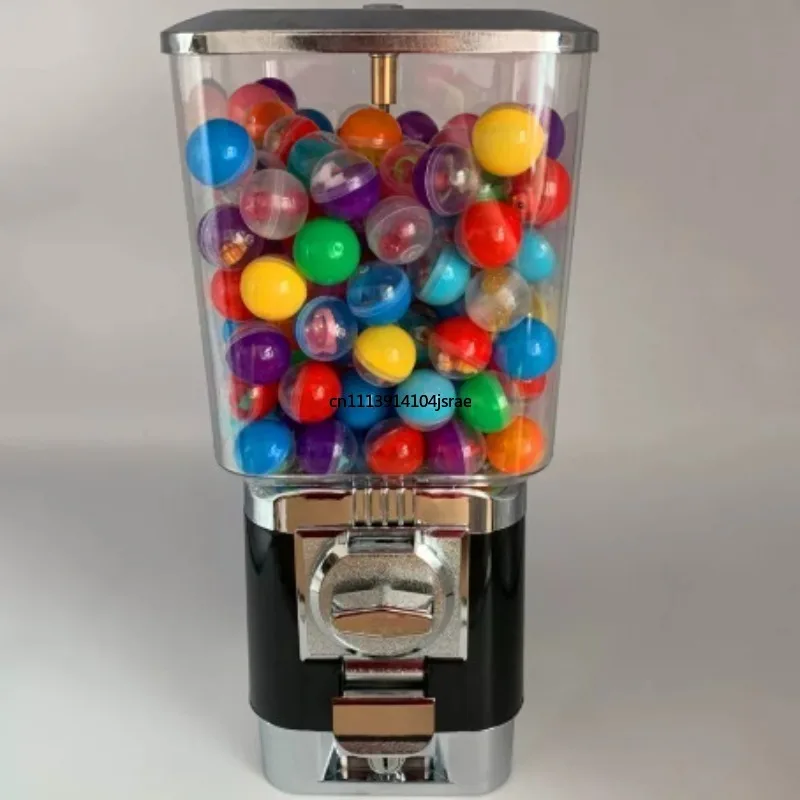 18F Coin Operated Gumball Vending Machine, Candy Toy Capsule & Bouncing Ball Dispenser for Retail Store
