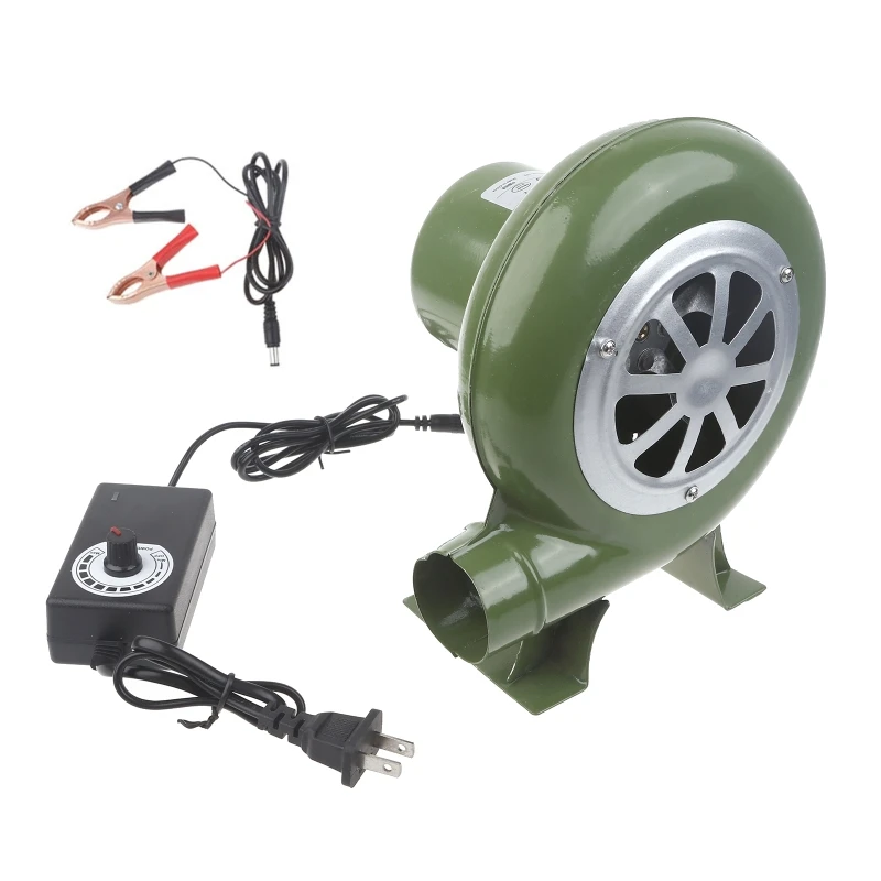 

920L Powerful BBQ Blower Charcoal Chimney Starter BBQ Fan Iron Electric Blower with Power Clip Cable 100v 220v 2900RPM