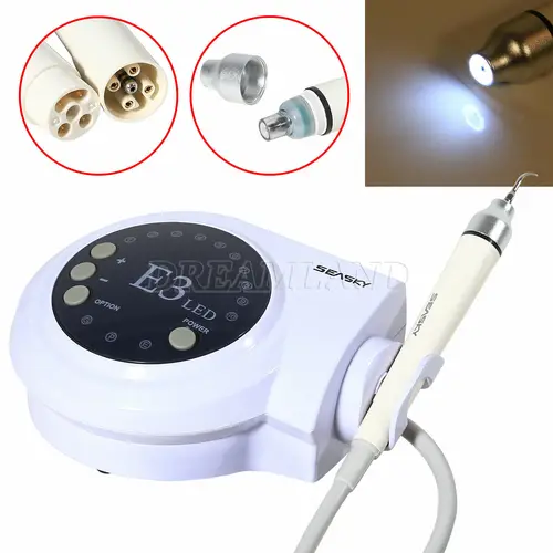 Imagen 2 del producto Escalador piezoeléctrico ultrasónico Dental para Cavitron EMS con 1 * pieza de mano escaladora de luz LED E3L