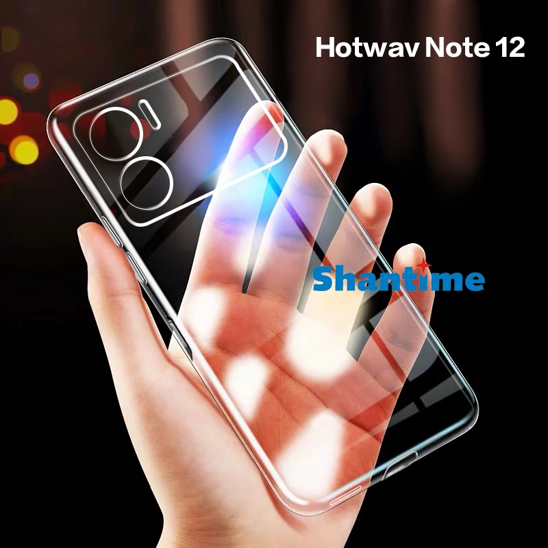 For Hotwav Note 12 Case Ultra Thin Clear Soft TPU Case Cover For Hotwav Note 12 Couqe Funda 6.8 inches