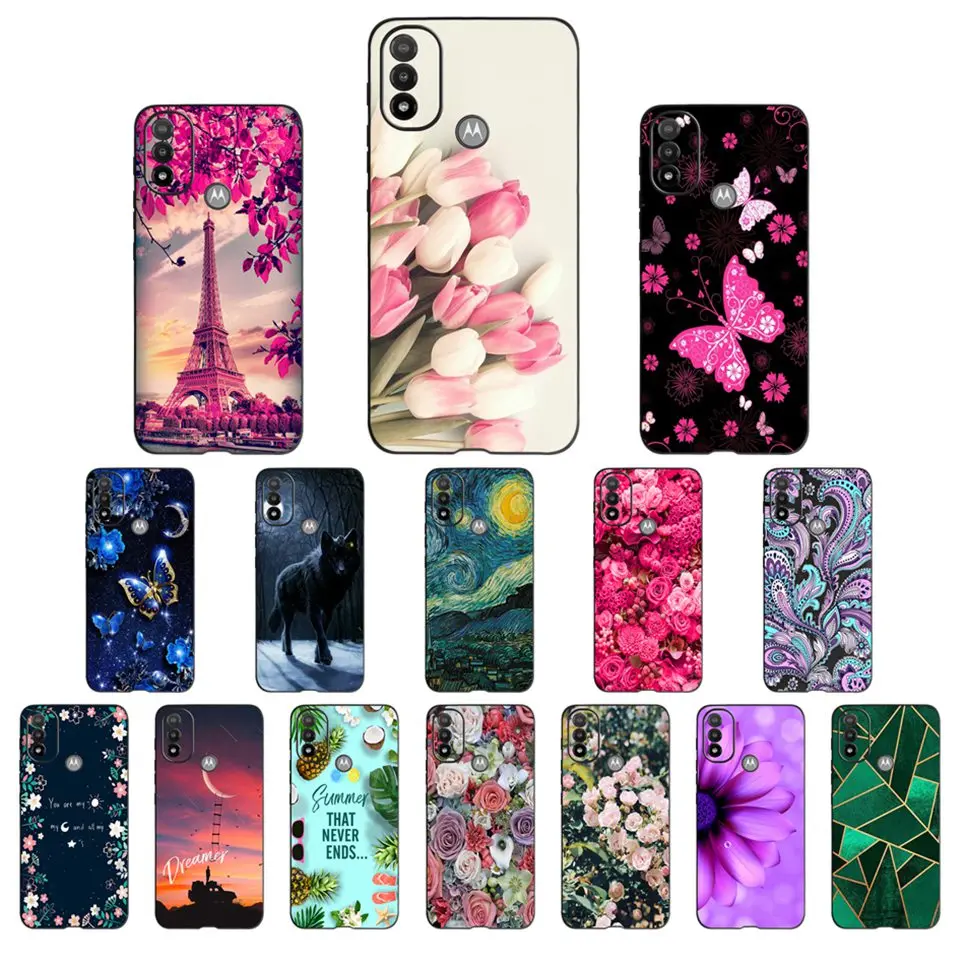 Case for Motorola Moto E20 Cover Moto E40 E30 Soft Silicone Fashion Phone Cases for E30 Case Bumper Capa for MotoE20 E 40 Coque