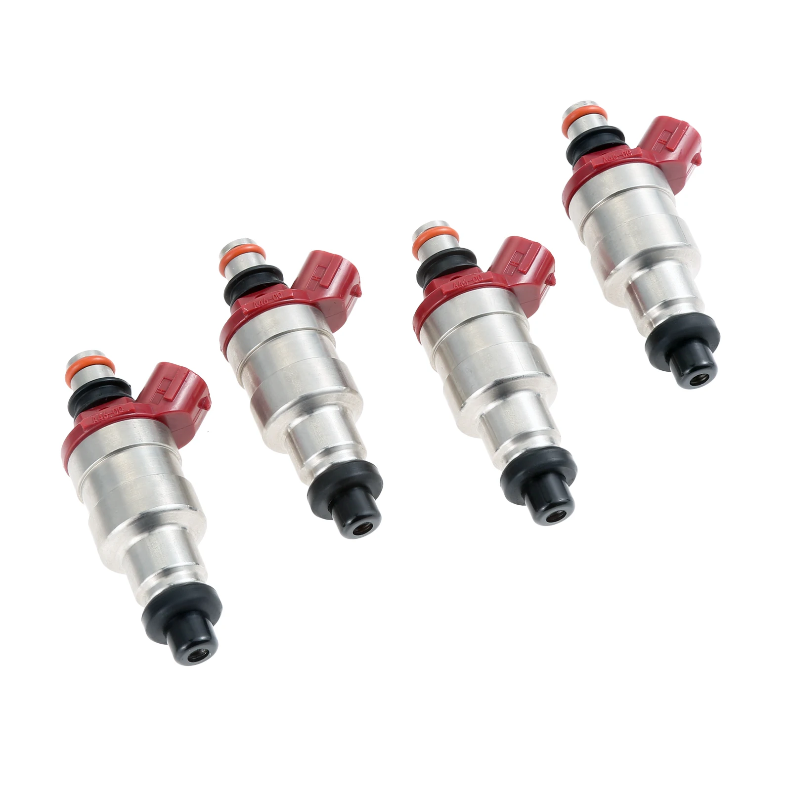 4Pcs G609-13-250 Car Fuel Injector Fit for 1989 1990 1991 1992 1993 1994 Mazda B2600 MPV High Impedance Flow Match G609-13-250
