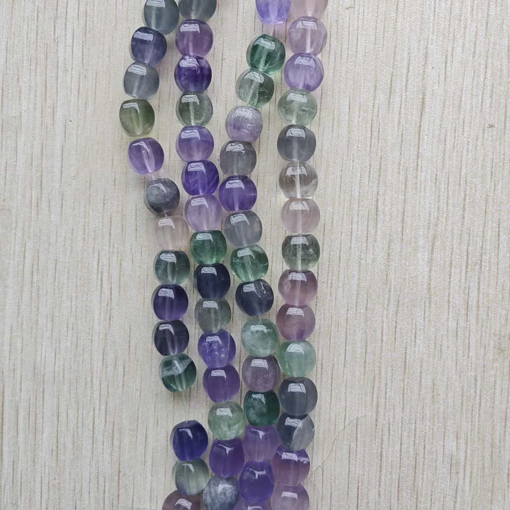 Beautiful Fashion good quality natural fluorite stone pumpkin beads for jewelry accessories making free shipping Wholesale 36pcs