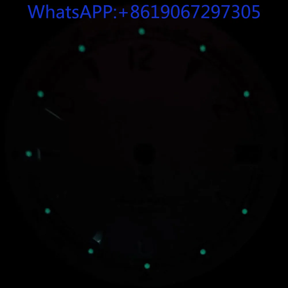 الرجعية Alpinist الطيار ماتي العربية الأرض ساعة الطلب مناسبة ل NH35/36 الحركة التلقائية الأخضر لوم الأيدي حالة وزارة الدفاع أجزاء