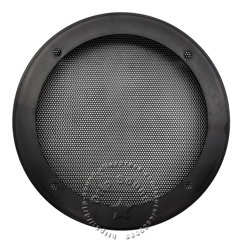 6.5インチスピーカーグリル変換ネットカバー車の家のオーディオ装飾サークル金属メッシュ保護180 # 黒