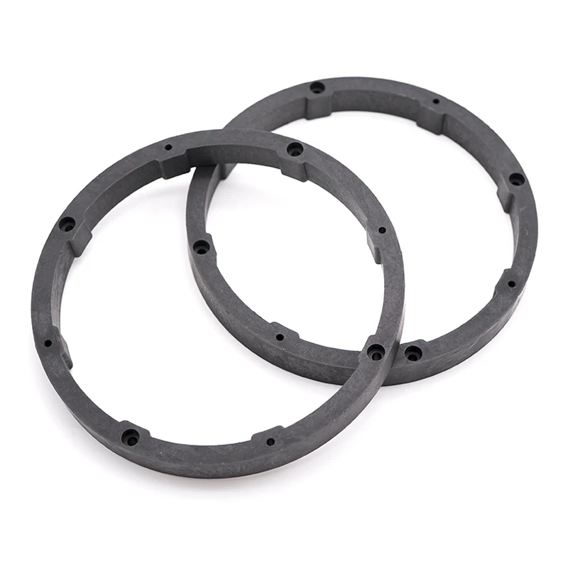 2pcs Car Universal 6.5 Inch Speaker Gasket Plastic Solid 6.5