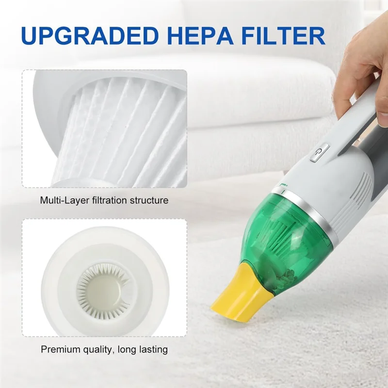 Filtro de repuesto A76G para aspiradora compacta Duck Vac, accesorios de filtro lavables