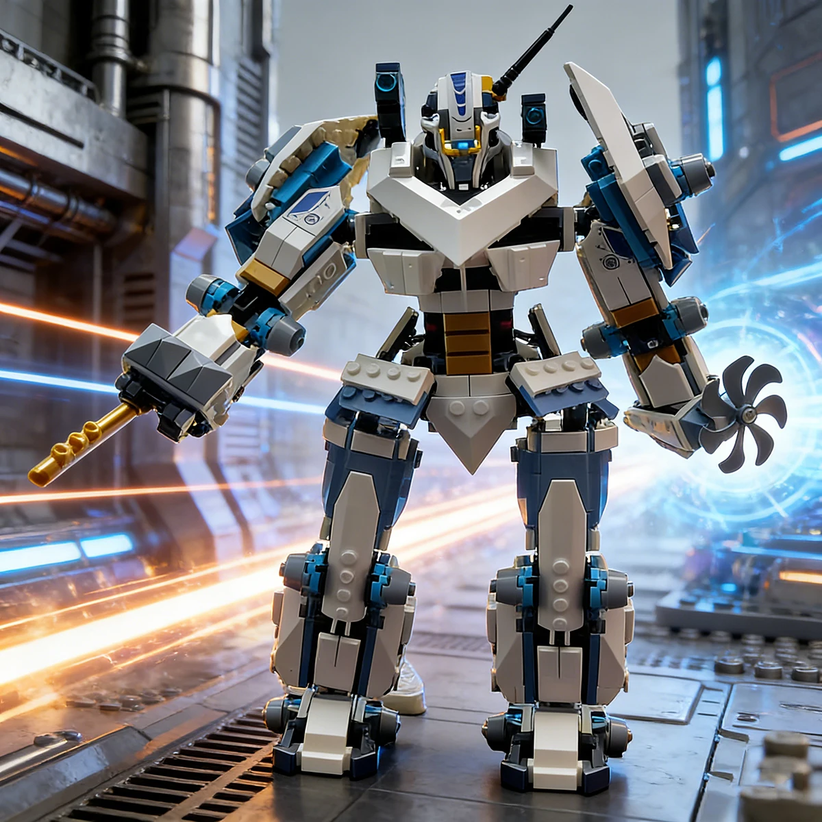 

860pcs Shinobi Legacy Zane's Titan Mech Battle Ghost Warriors Posable Legs Arms 11660 Building Block Toys Compatible with Model