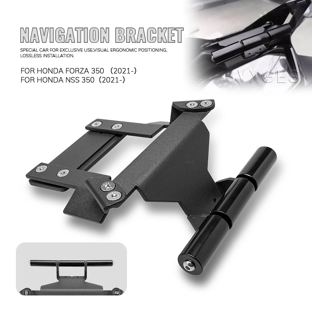 For HONDA Forza 350 Forza350 NSS350 2021 2022- Motorcycle Navigation Bracket GPS Mount Device Carrier SMART PHONE Adapt Holder