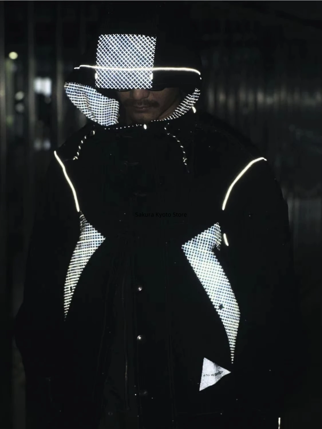 

Mountain Limited Joint Mid-Length Windbreaker Functional Splicing Waterproof Plush Jacket