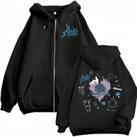 Singer Ado Hibana World Tour 2025 Zipper Hoodies Harajuku Japanese Style Zip Up Sweatshirts Men Women Casual Fashion Pullovers