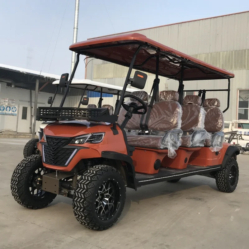 CE certified luxury electric golf cart free customization of 7.5kw motor 48V 60V 72V 2/4/6/8 seat golf cart