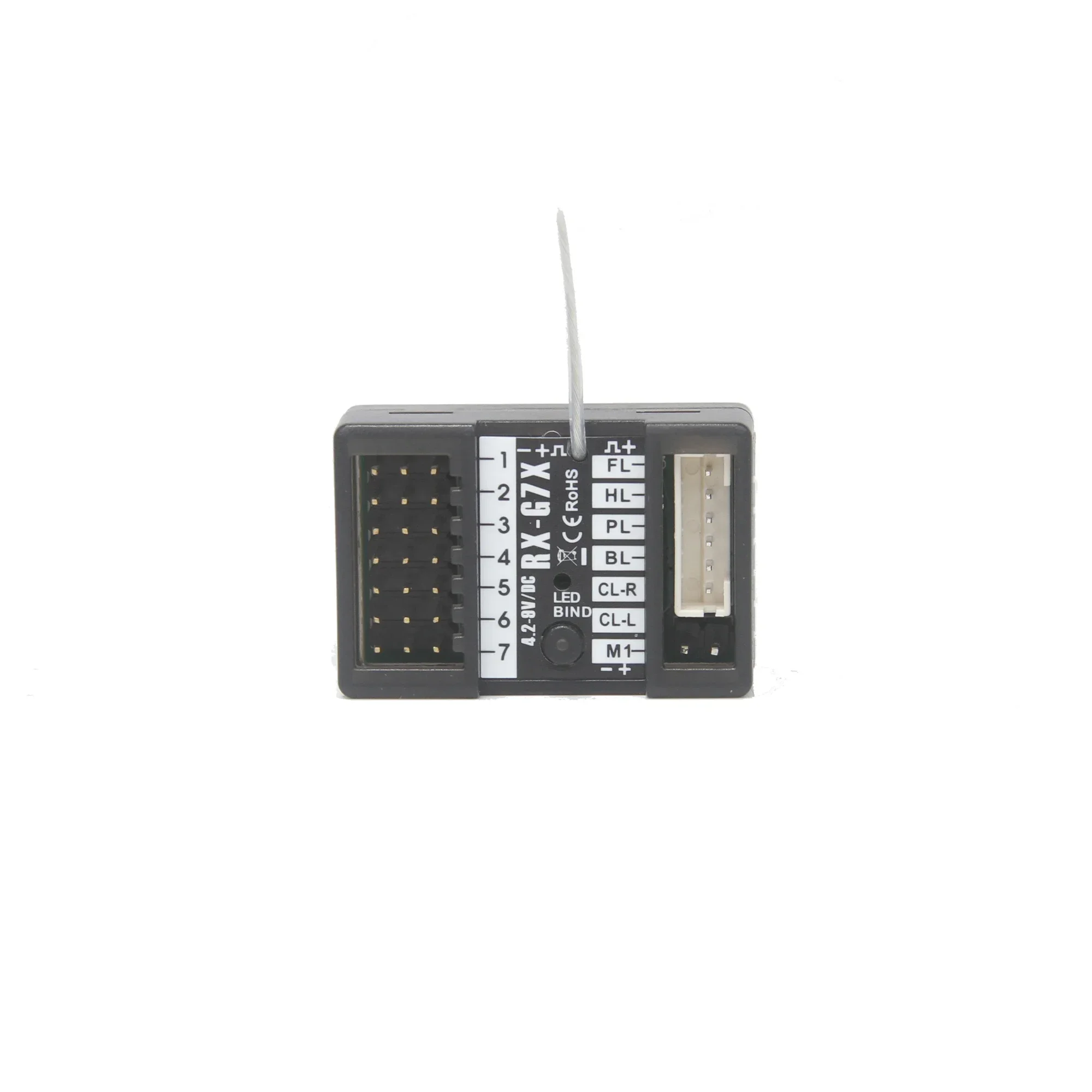 NEEBRC 7CH 2,4 GHz Funksystem-Sender mit 6-poligem Lichtstecker-Empfänger für MN82 MN99S MN168 MN78 Crawler Upgrade – Detail 20