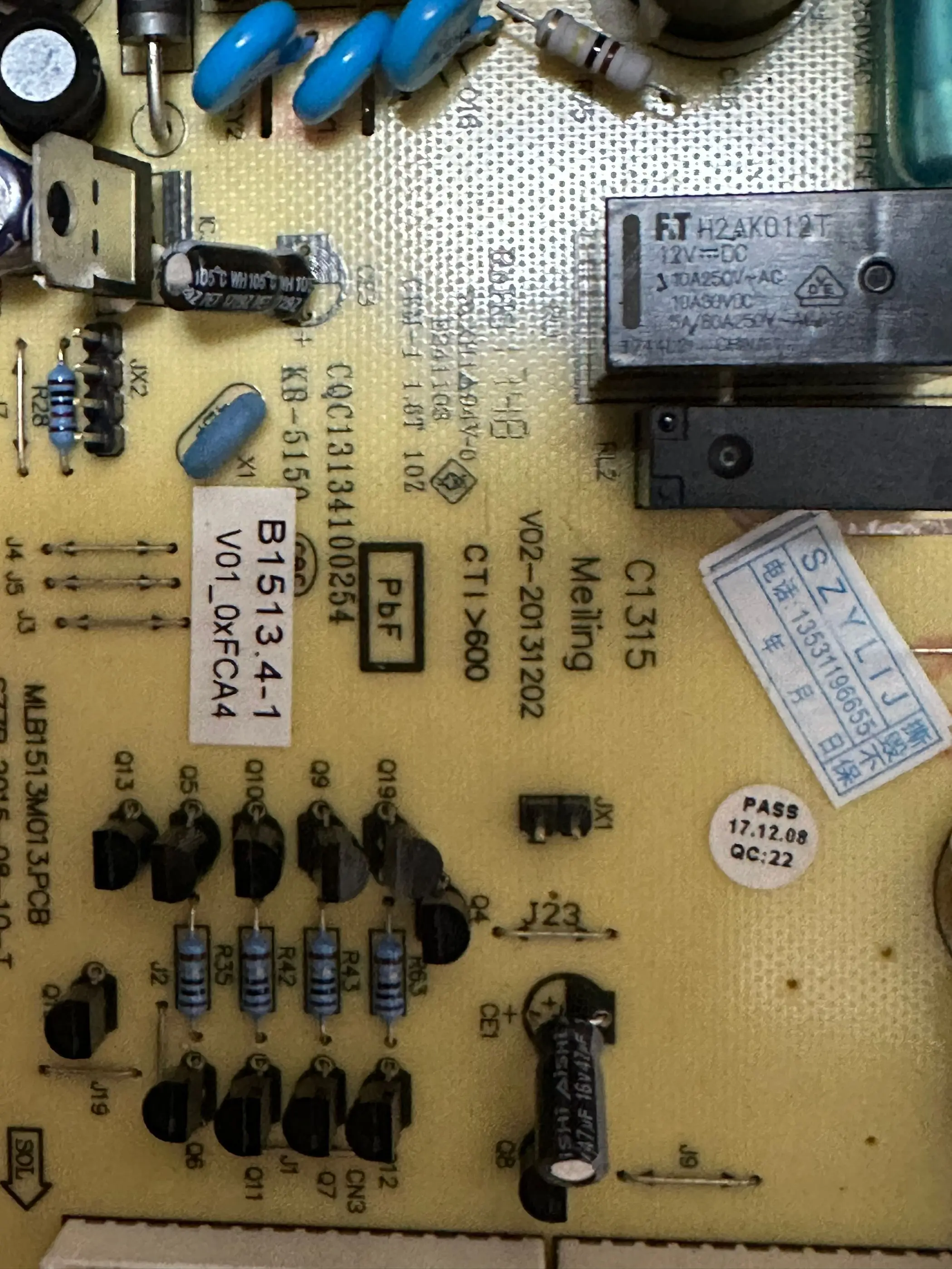 B1513.4-1 MLB1513M013PCB C1315 메일링 V02 EBE301SGD C1315 .4-1