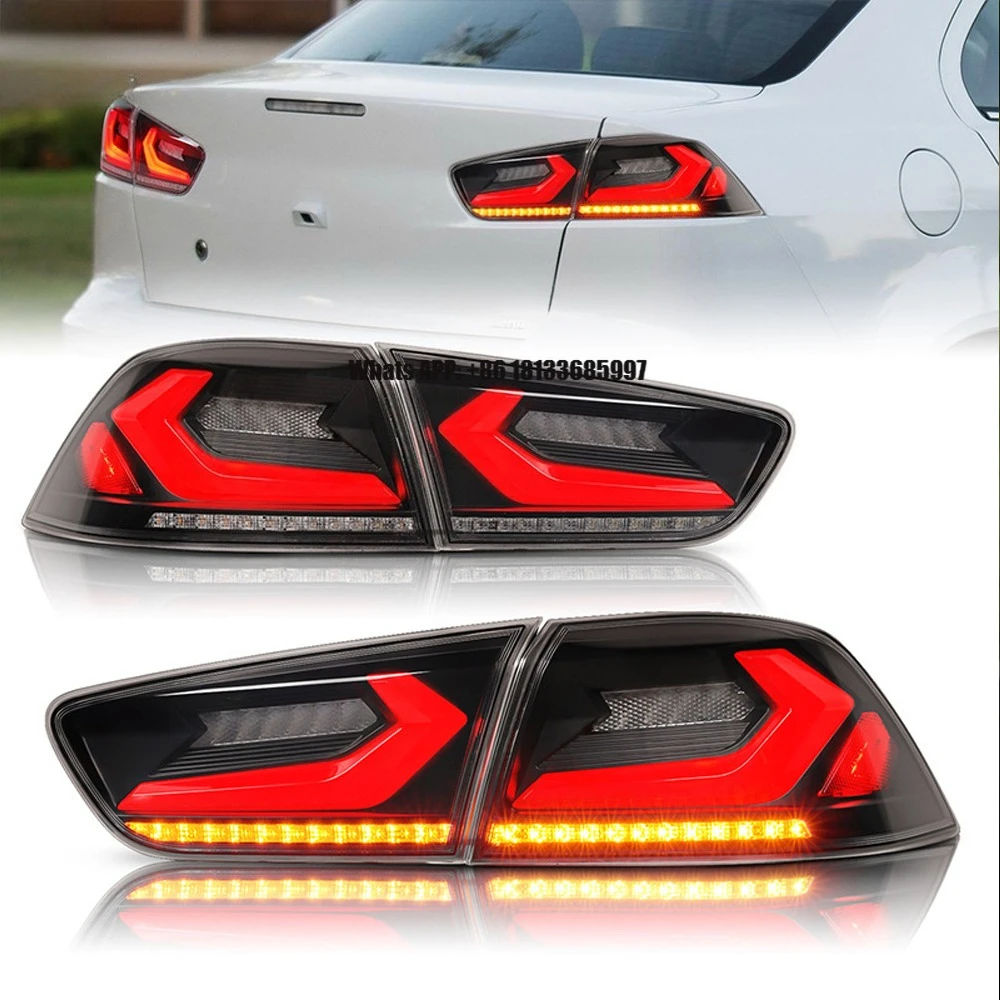 

New Mitsubishi Lancer EX 12V Modified LED Taillight Assembly for 2008-2018 Models with Dynamic Turn Signal Lights
