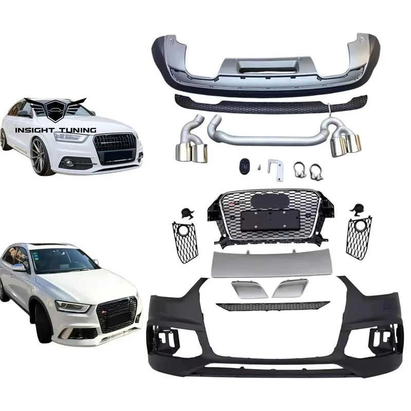 

Competitive Price 2012-2015 Car Bumper Grille Rear Lip Diffuser Bodykit for Q3 Upgrade to RS3 Body Kit
